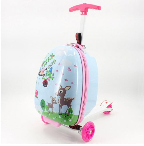 Children's trolley bag scooter trolley case suitcase luggage suitcase bag student trolley luggage box