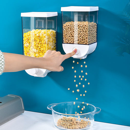 kitchen-food-storage-easy-press-container-cereal-dispenser-wall-mounted-food-storage-box
