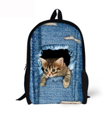 forudesigns-cat-backpack-cute-3d-animal-denim-backpacks-for-children-boys-girls-casual-kids-school-bag-mochila-travel-backpack