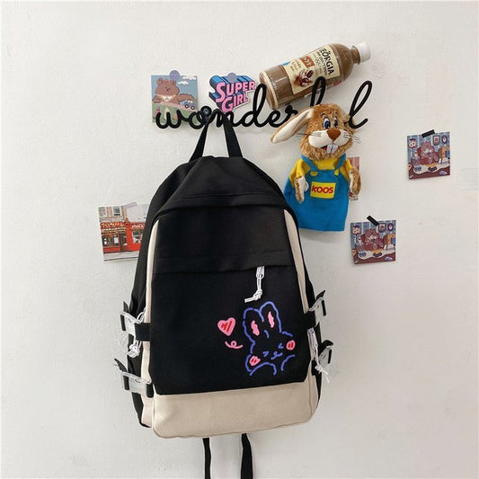 kawaii-nylon-women-backpack-school-bags-for-girls-travel-backpack-new-fashion-rabbit-print-backpacksteen-girls-mochila-feminina