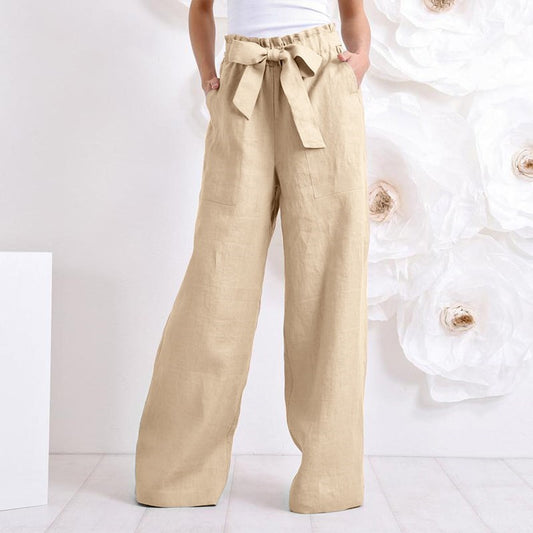 women-pants-vintege-elastic-waist-long-pants-trousers