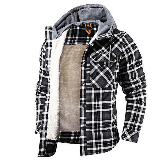men-warm-jacket-fleece-lining-lumberjack-plaid-hooded-jackets-snap-button
