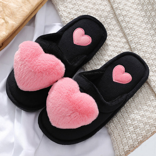 cute-love-fluffy-slipper-home-slippers