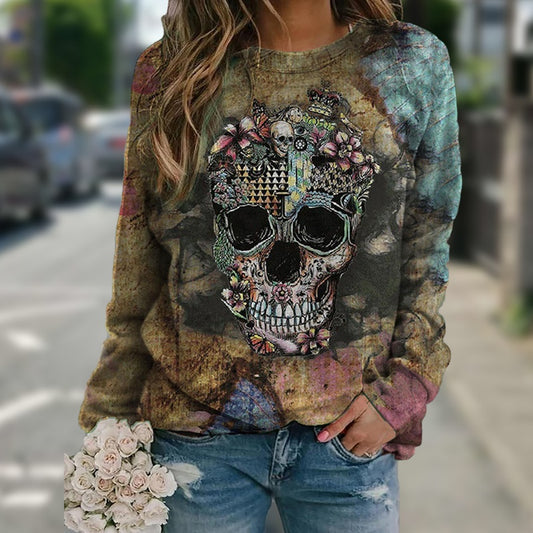long-sleeve-skull-print-sweatshirt