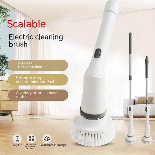electric-scrubber-cleaning-wall-long-handle-elbow-telescopic-multifunction-cleaning-brush