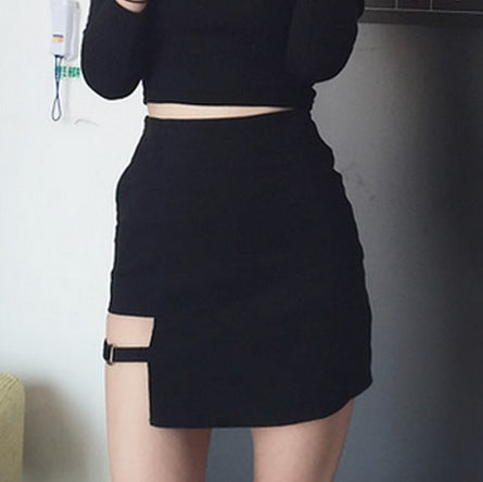 korean-style-black-hip-skirts-irregular-hem-pencil-micro-mini-skirt-slim-women-party-skirts-black-bodycon-short-skirt