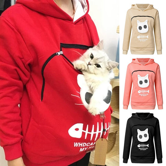 women-hoodie-sweatshirt-with-cat-pet-pocket-design-long-sleeve-sweater-cat-outfit