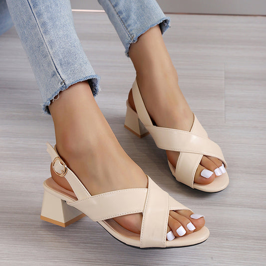 womens-fashion-chunky-heel-ankle-strap-sandals