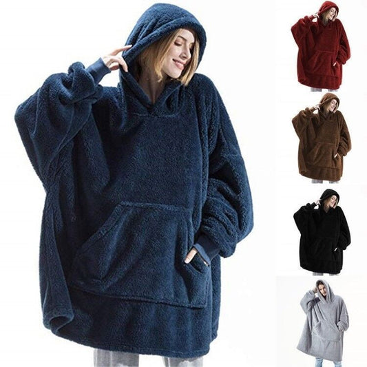 hoodie-sweatshirt-with-big-pocket-tops-sweater-comfortable-loose-double-sided-fleece-thicker-wearable-blanket