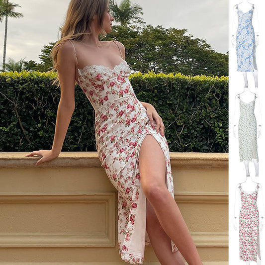 lace-flowers-print-long-dress-sexy-fashion-slit-suspender-dress-summer-womens-clothing